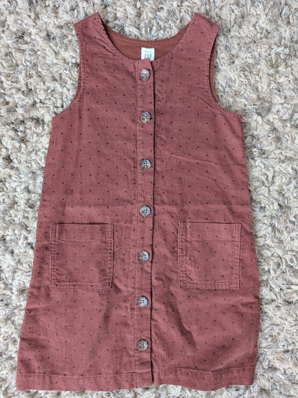 Gap Kids corduroy button-down dress